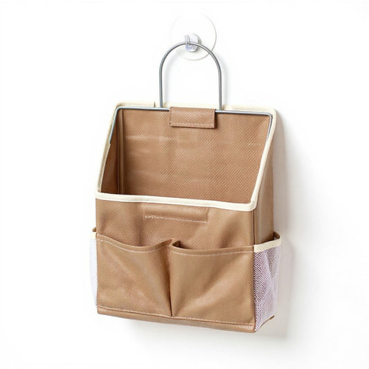Anna-Kaci Hanging Wall Organizer with Dual Front Pockets and Mesh Side Compartments