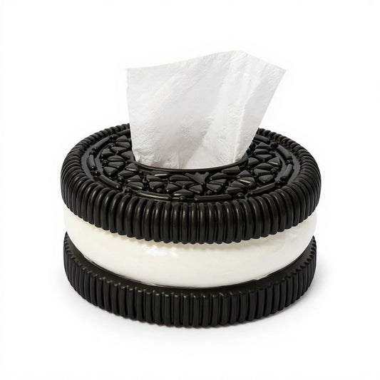 Anna-Kaci Cookie-Shaped Tissue Holder Dispenser with Creative Design