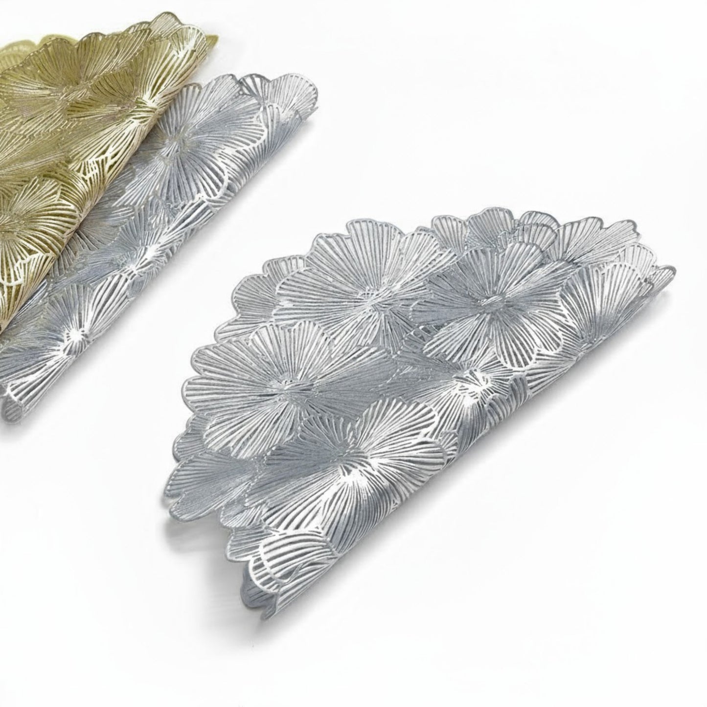 Anna-Kaci Floral Cutout Round Placemat with Delicate Petal Detailing
