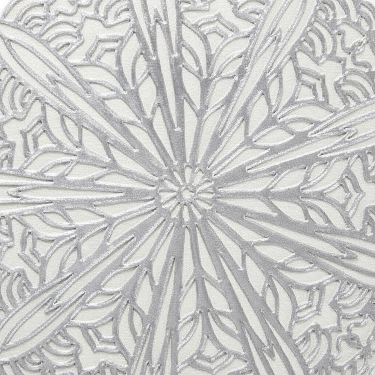 Anna-Kaci Decorative Floral Lace Table Mat with Layered Circular Design