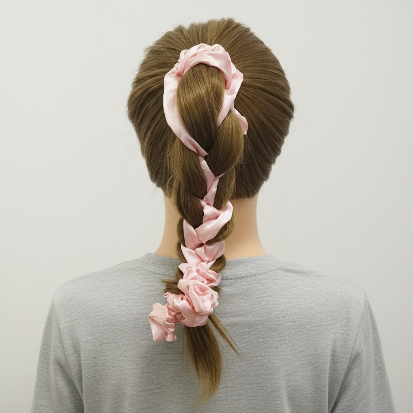 Anna-Kaci Satin Elastic Curling Ribbon with Extended Ties for Heatless Waves