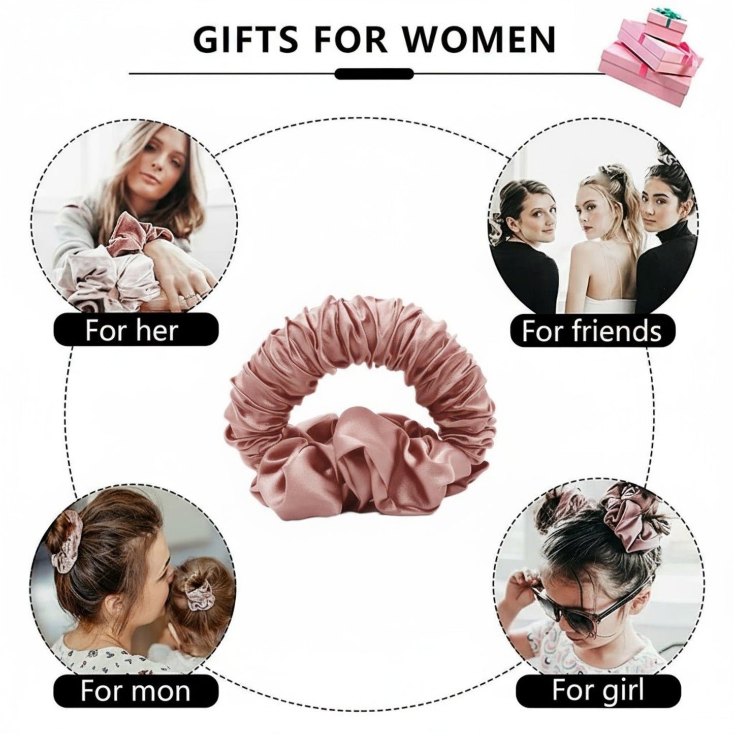 Anna-Kaci No-Fuss Curling Ribbon Hairband for Overnight Curls