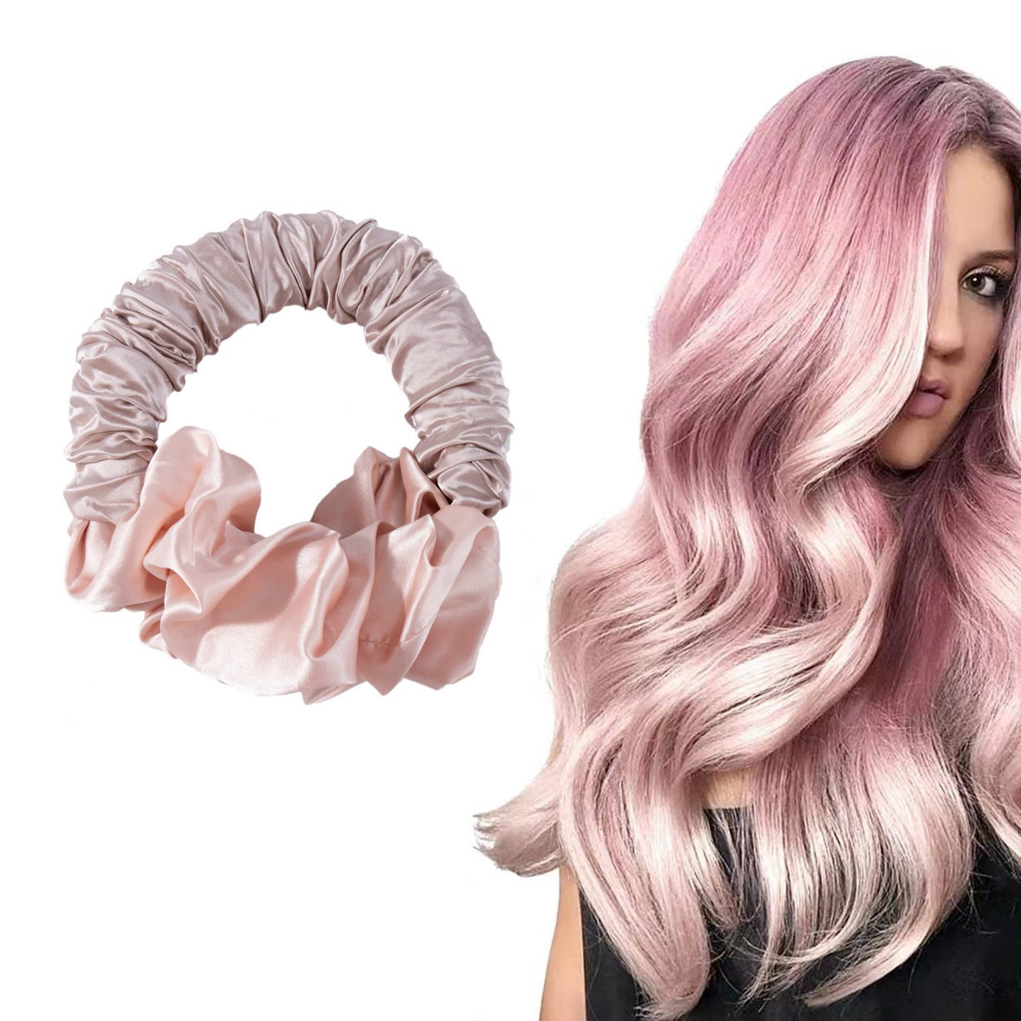 Anna-Kaci No-Fuss Curling Ribbon Hairband for Overnight Curls