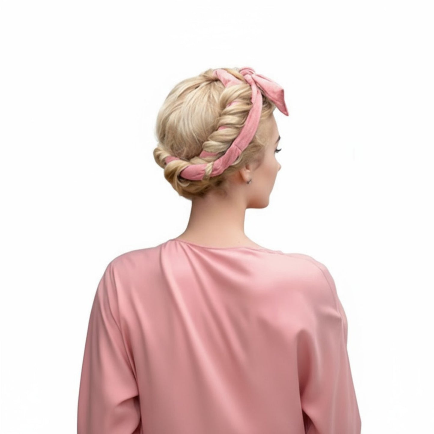 Anna-Kaci Plush Heatless Curling Headband Set with Scrunchies for Soft, Damage-Free Curls