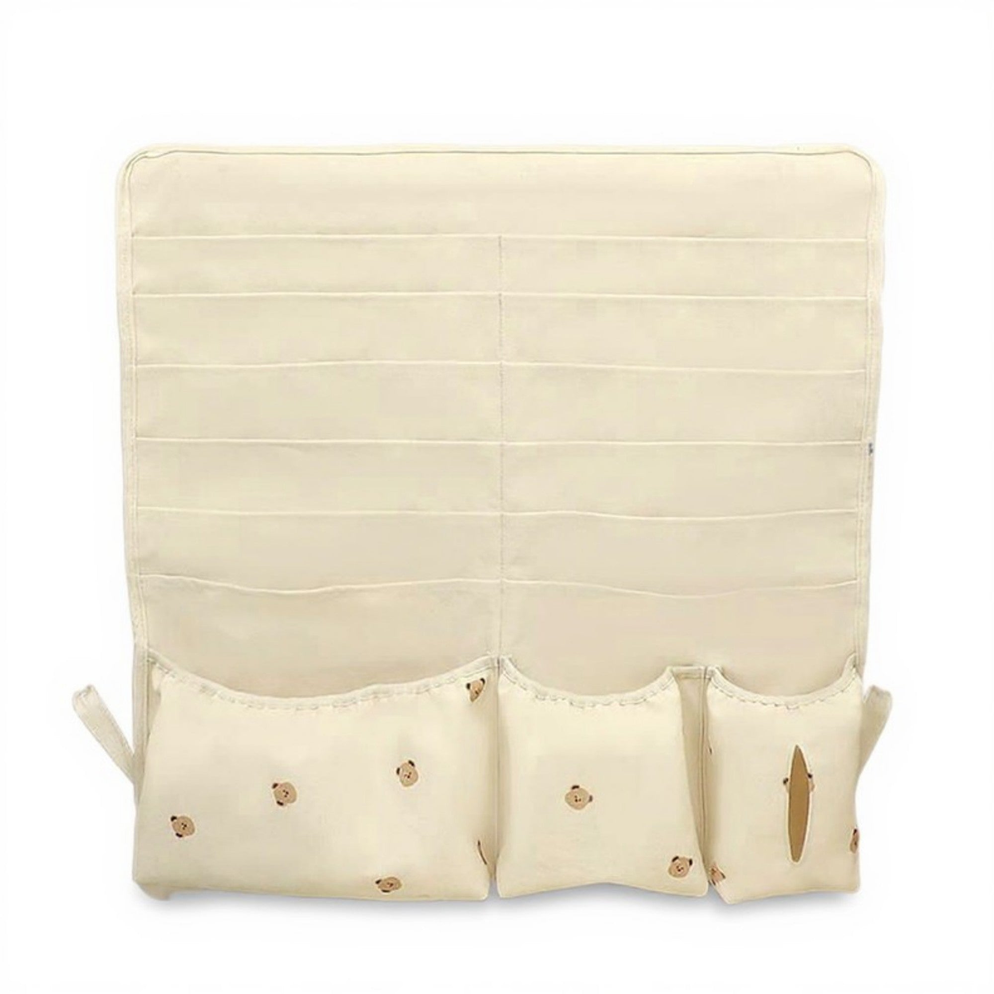 Anna-Kaci Multi-Pocket Hanging Wall Organizer with Durable Canvas Design