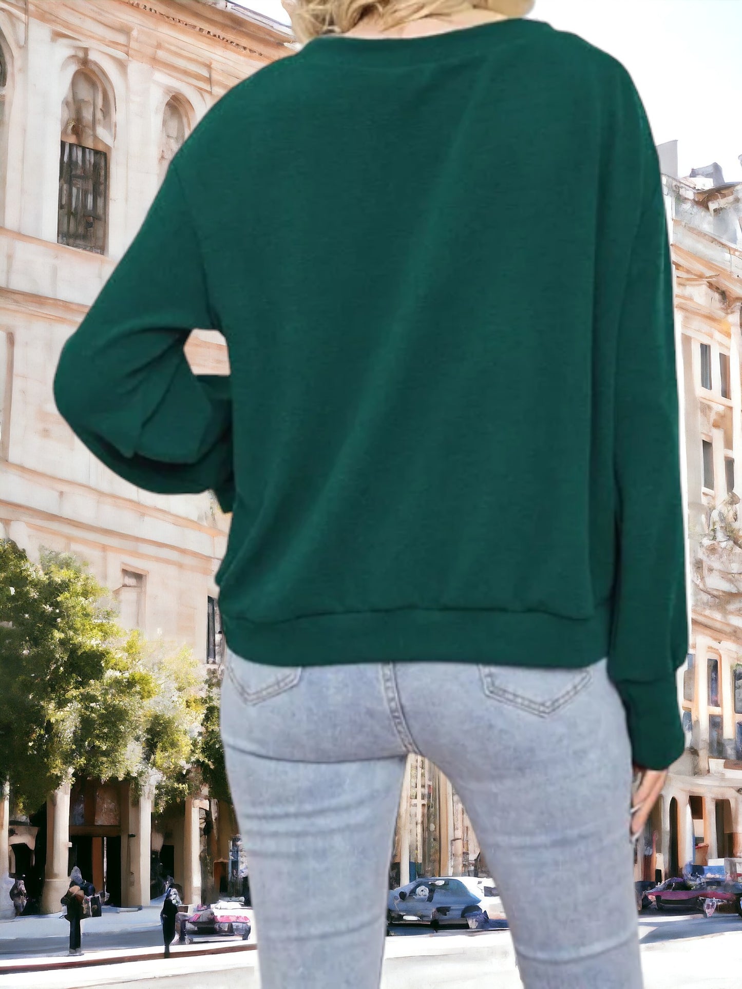 Anna-Kaci Women's Classic Crew Neck Pullover Sweater with Long Sleeves
