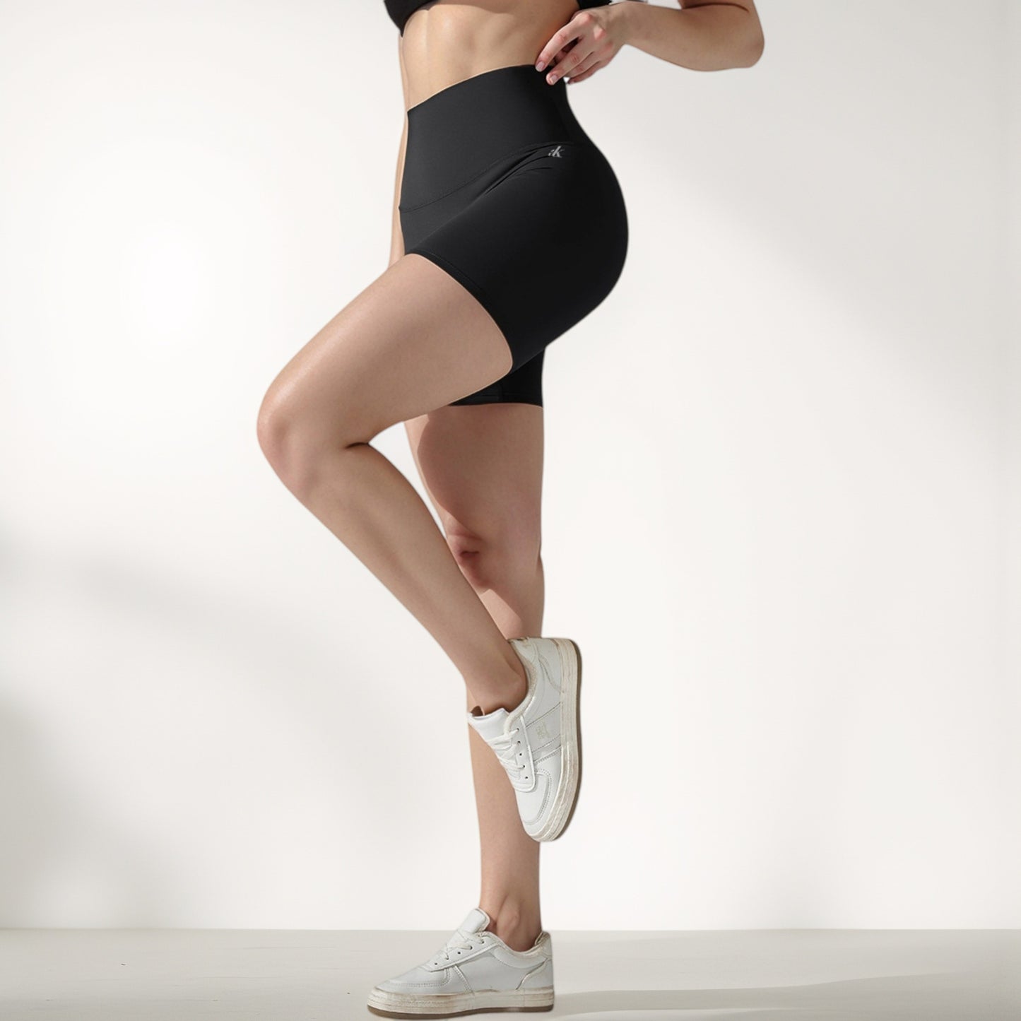 Anna-Kaci Active Women's High Waist Compression Biker Shorts Seamless Waistband with Sculpting Stretch Fit