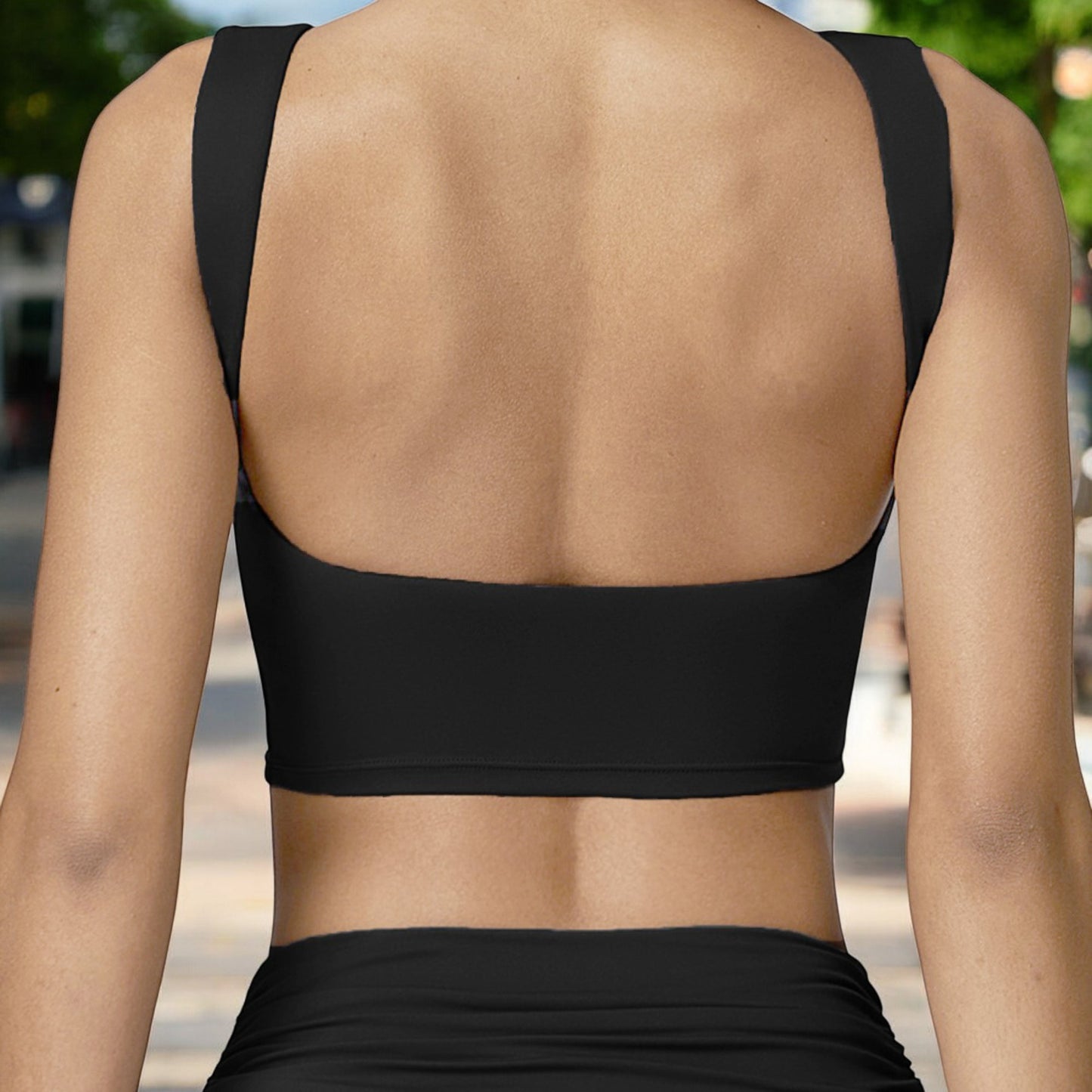 Anna-Kaci Women's Sleeveless Crop Top with High Neckline
