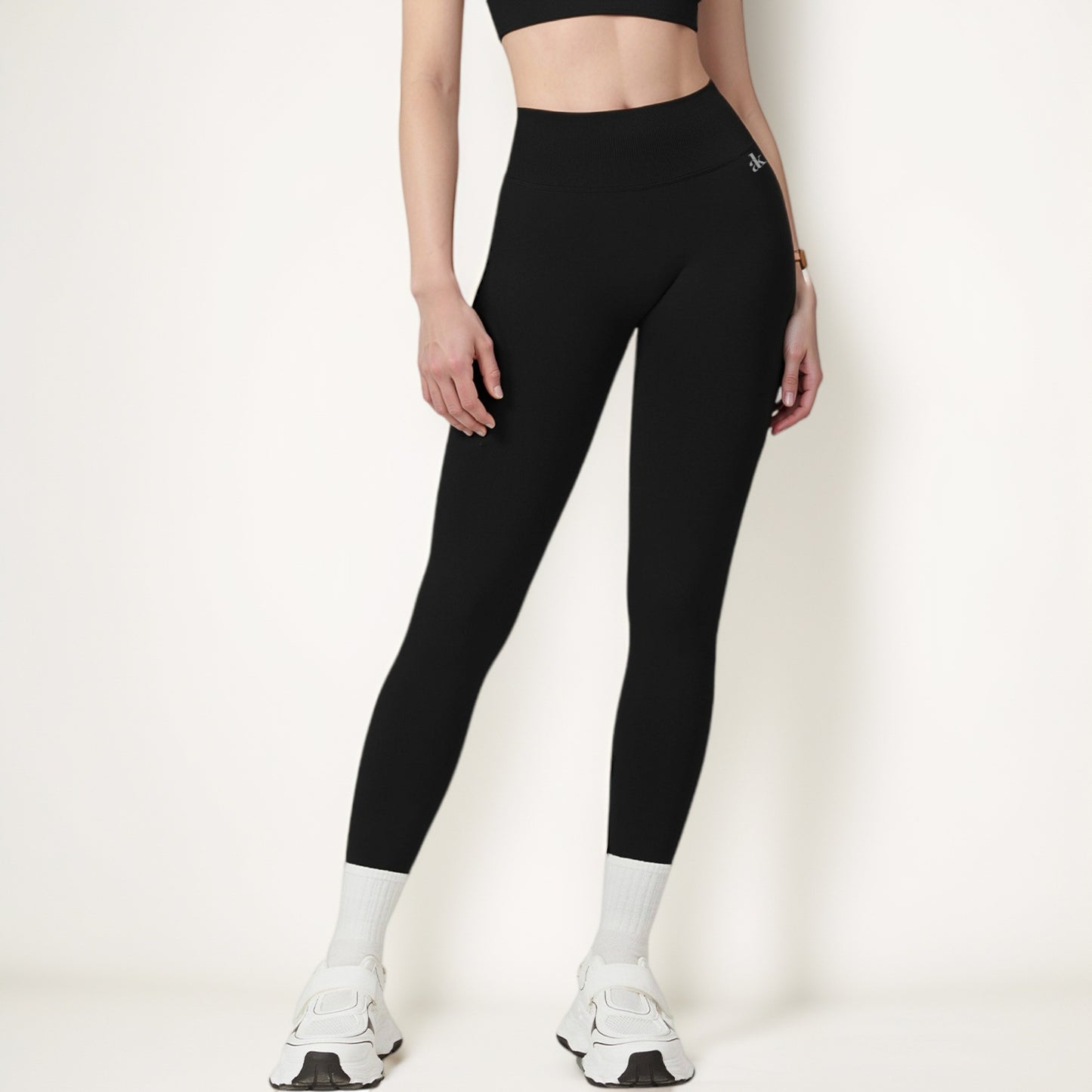 Anna-Kaci Active Women's High Waist Seamless Leggings with Stretch Fabric and Second-Skin Fit