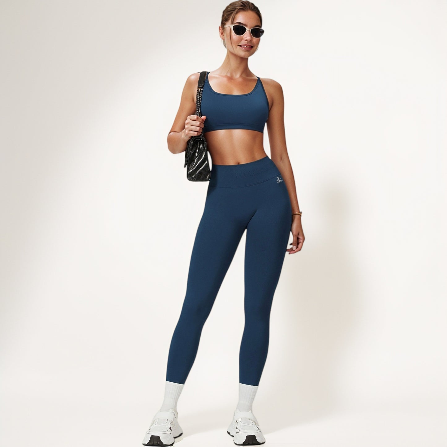 Anna-Kaci Active Women's High Waist Seamless Leggings with Stretch Fabric and Second-Skin Fit