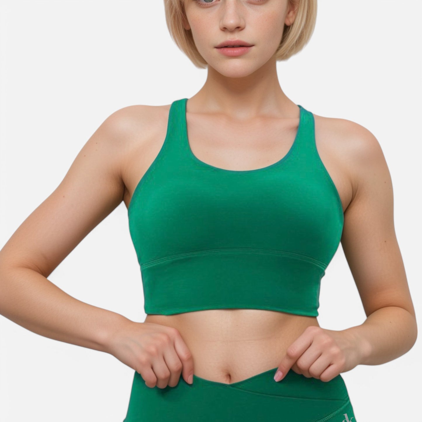 Anna-Kaci Women's Strappy Back Sports Bra with High Support