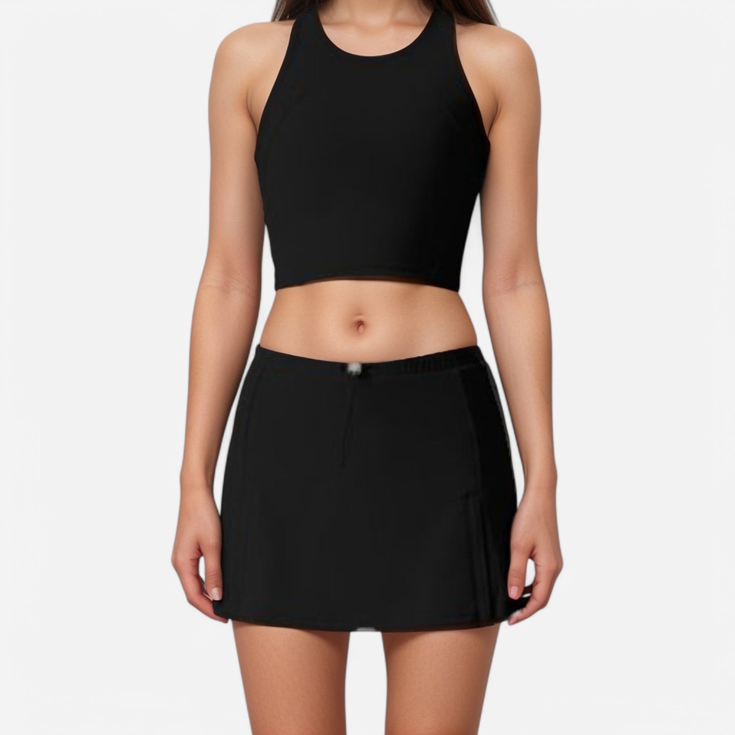Anna-Kaci Active Women's Athletic Skort with Side Pocket and Built-In Shorts