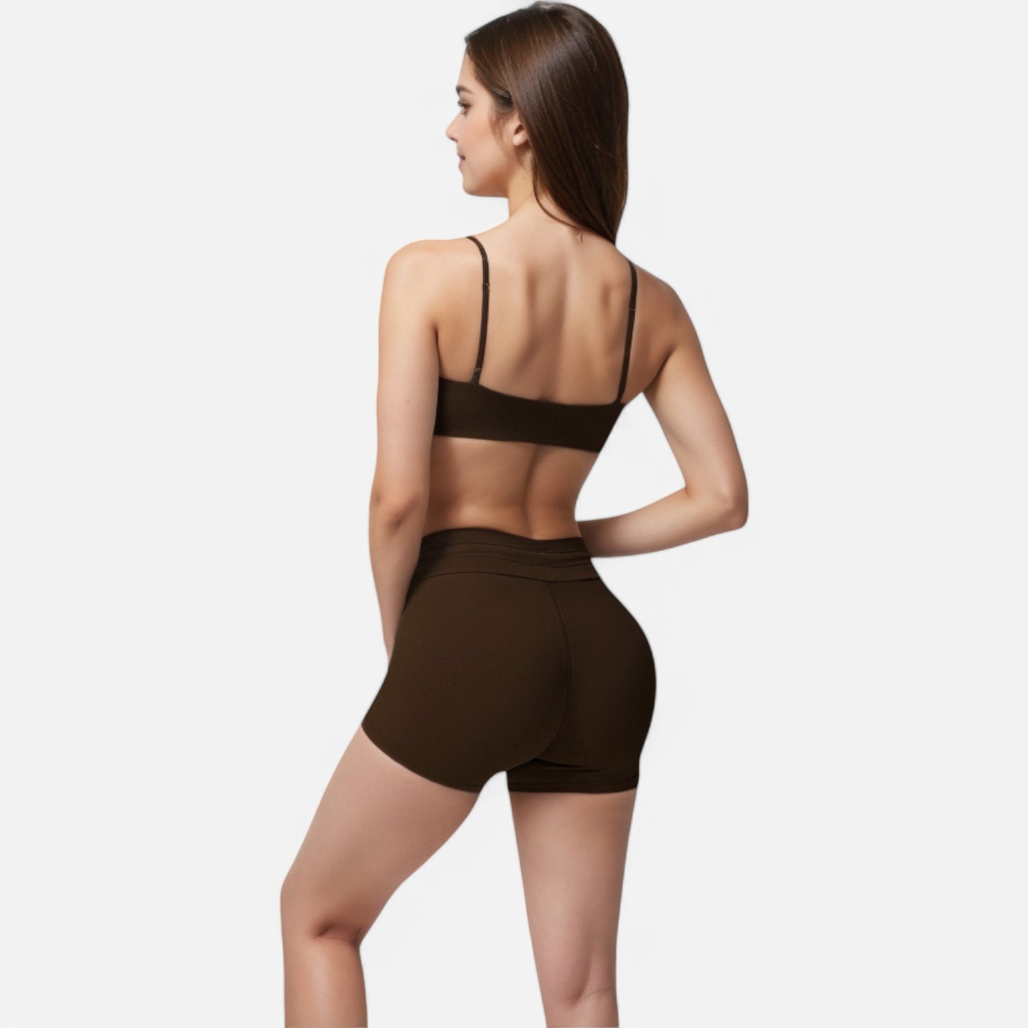 Anna-Kaci Women's High Waist Athletic Shorts with Adjustable Drawstring