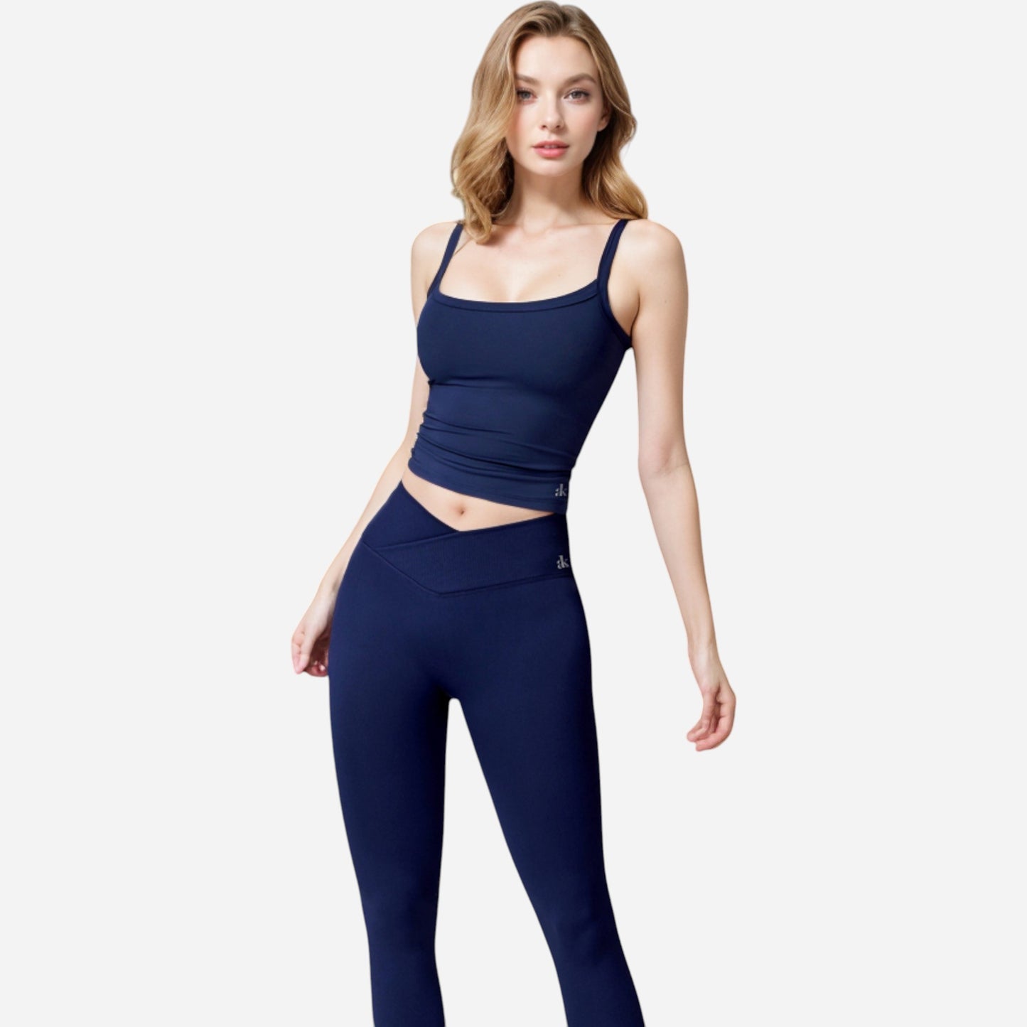 Anna-Kaci Women's Square Neck Tank Top with Spaghetti Straps