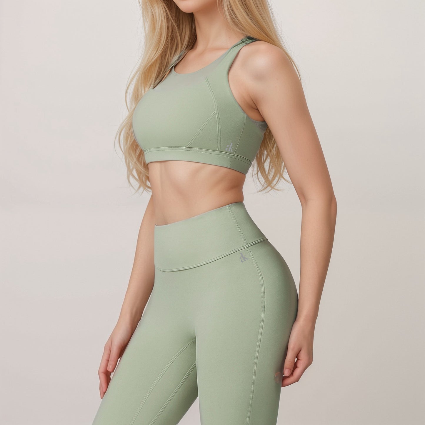 Anna-Kaci Women's High Support Scoop Neck Sports Bra
