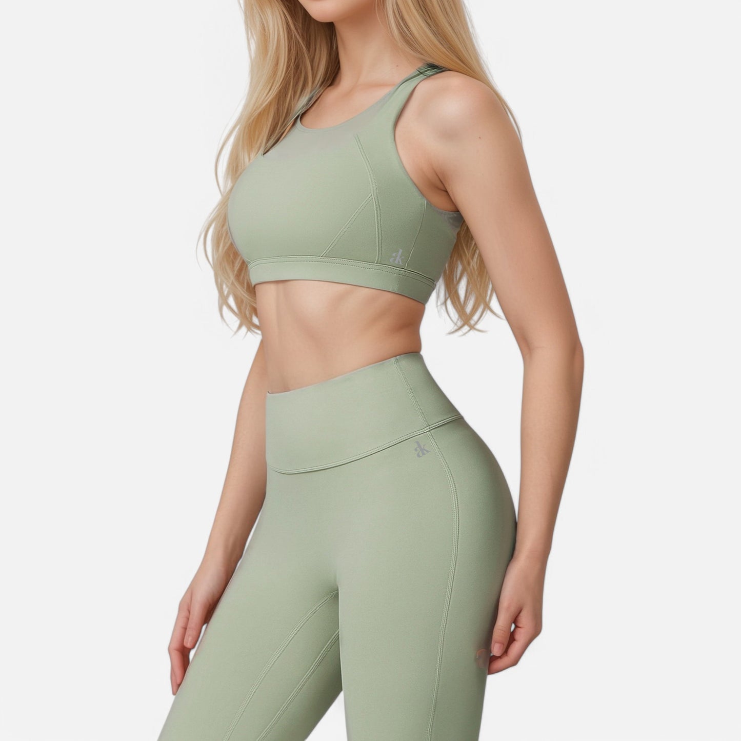 Anna-Kaci Women's High Support Scoop Neck Sports Bra