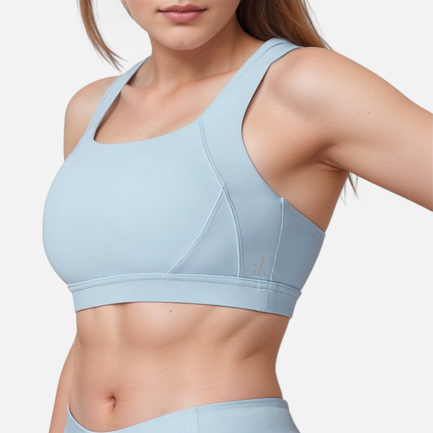 Anna-Kaci Women's High Support Scoop Neck Sports Bra