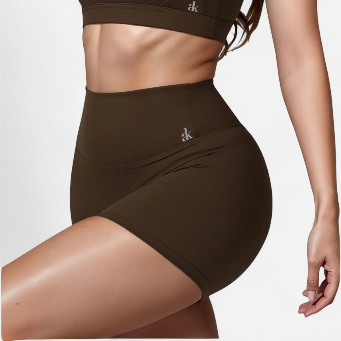Anna-Kaci Active Women's High Waist Biker Shorts with Seamless Waistband and Compression Fit