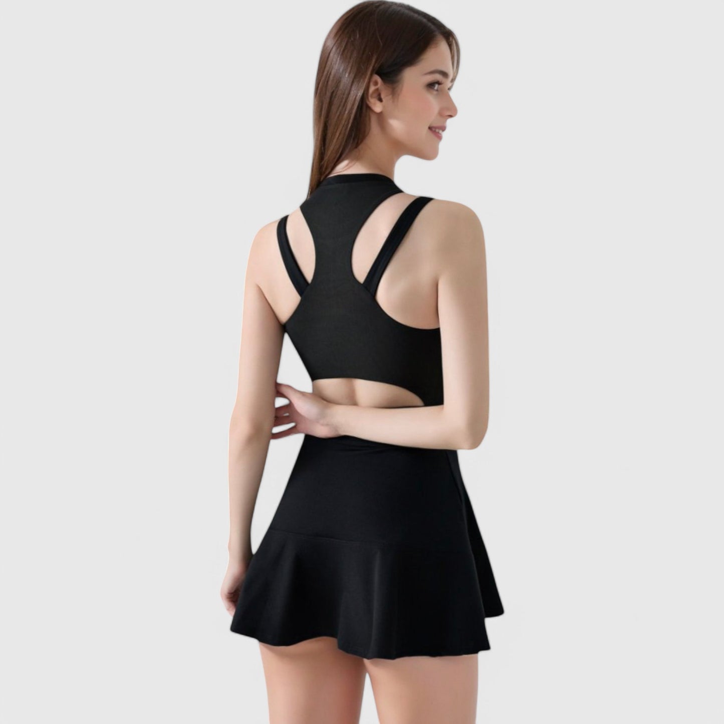 Anna-Kaci Women's Racerback Flowy Athletic Dress