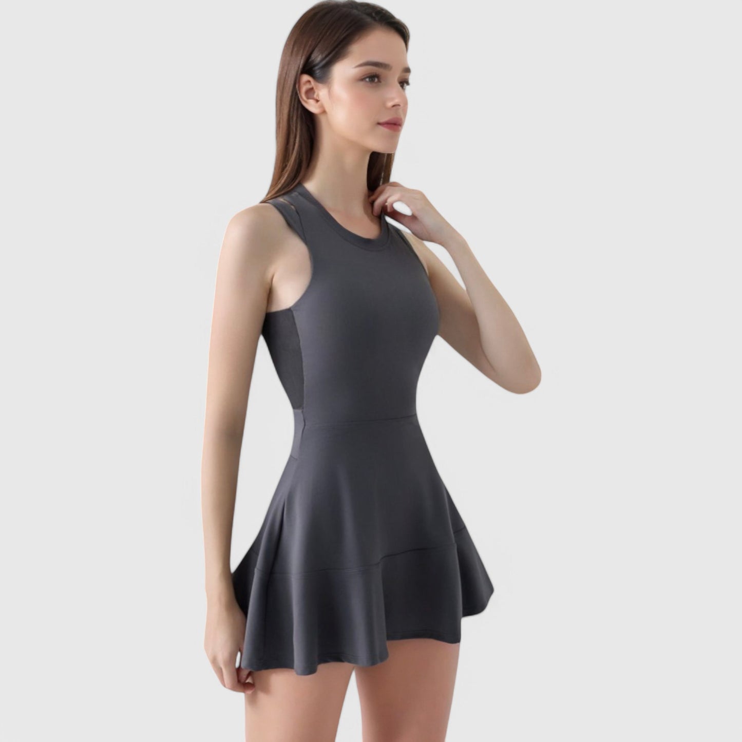 Anna-Kaci Women's Racerback Flowy Athletic Dress