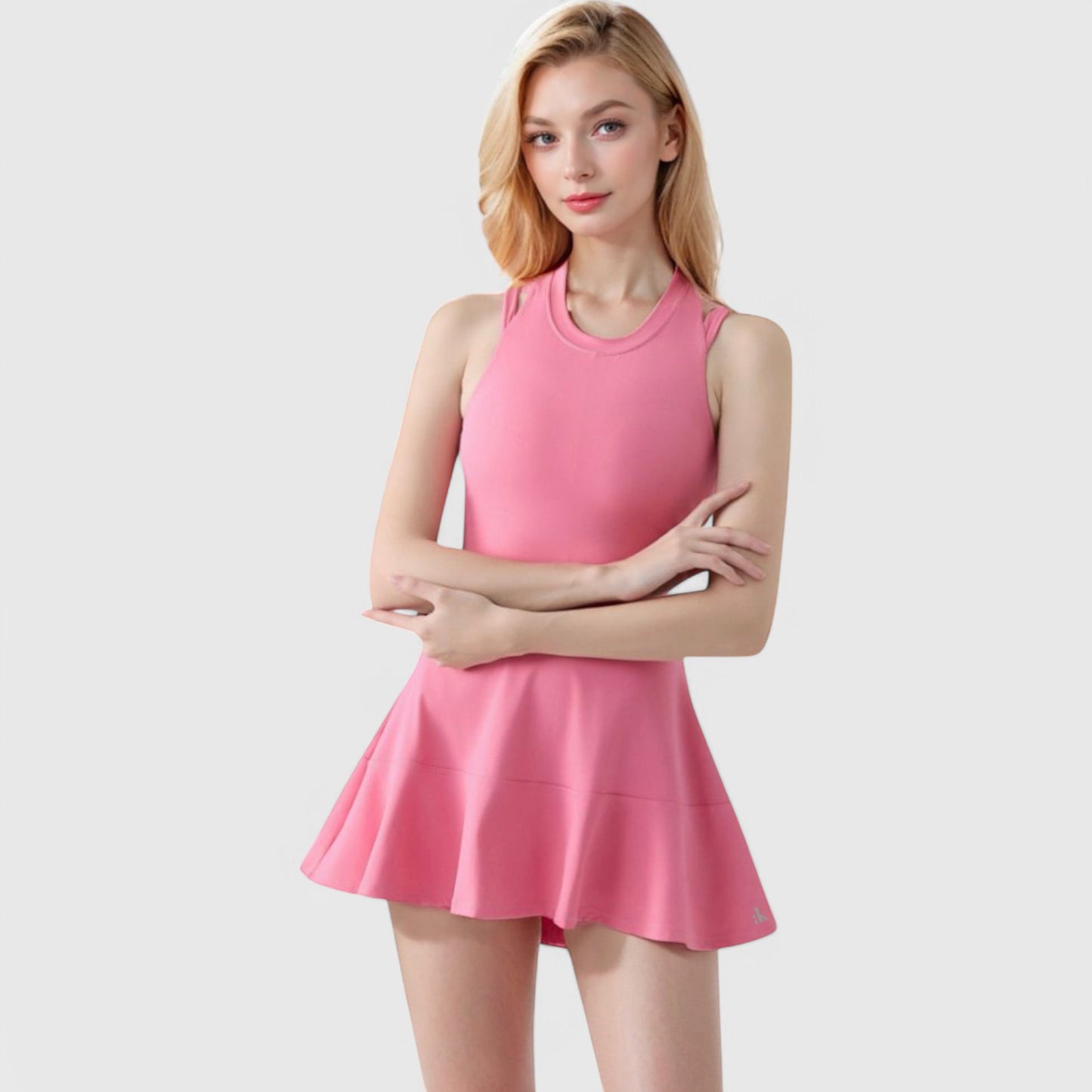 Anna-Kaci Women's Racerback Flowy Athletic Dress