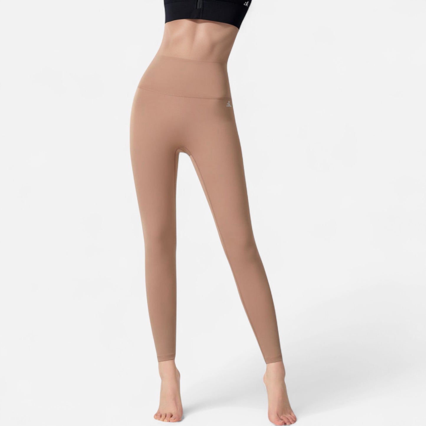 Anna-Kaci Women's Seamless Full-Length Leggings with High Waistband for Streamlined Comfort and Everyday Stretch Fit