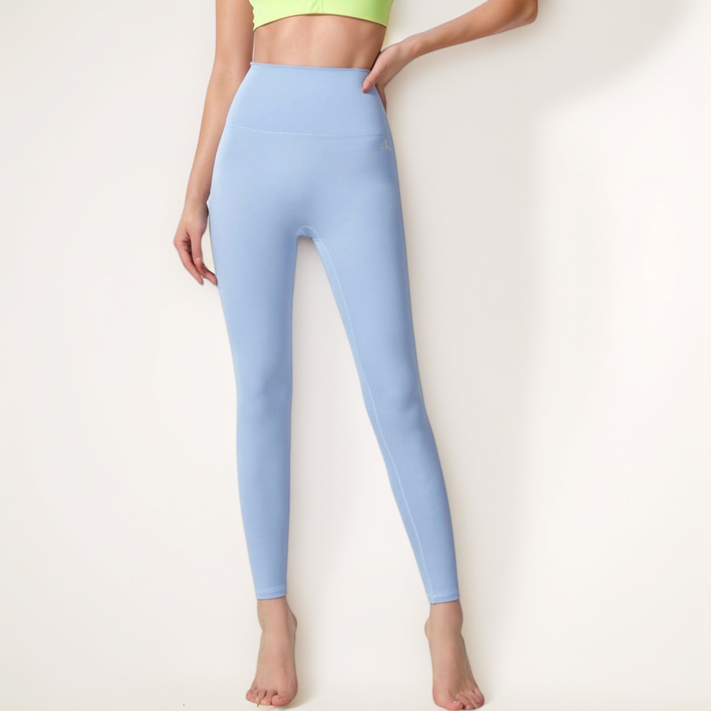 Anna-Kaci Women's Seamless Full-Length Leggings with High Waistband for Streamlined Comfort and Everyday Stretch Fit