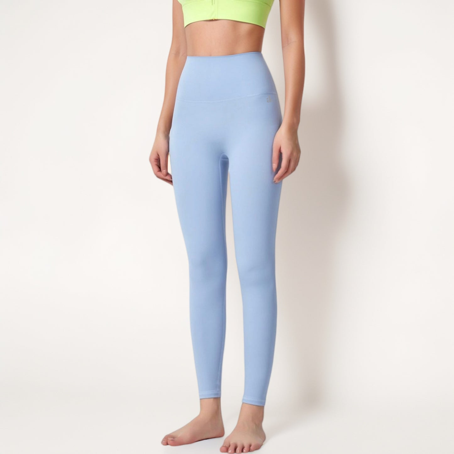 Anna-Kaci Women's Seamless Full-Length Leggings with High Waistband for Streamlined Comfort and Everyday Stretch Fit