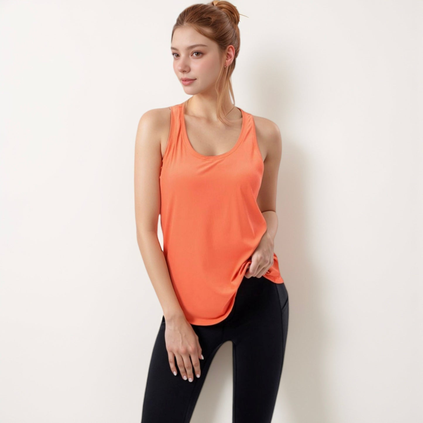Anna-Kaci Active Women's Sleeveless Scoop Neck Workout Tank Top for Active and Casual Wear