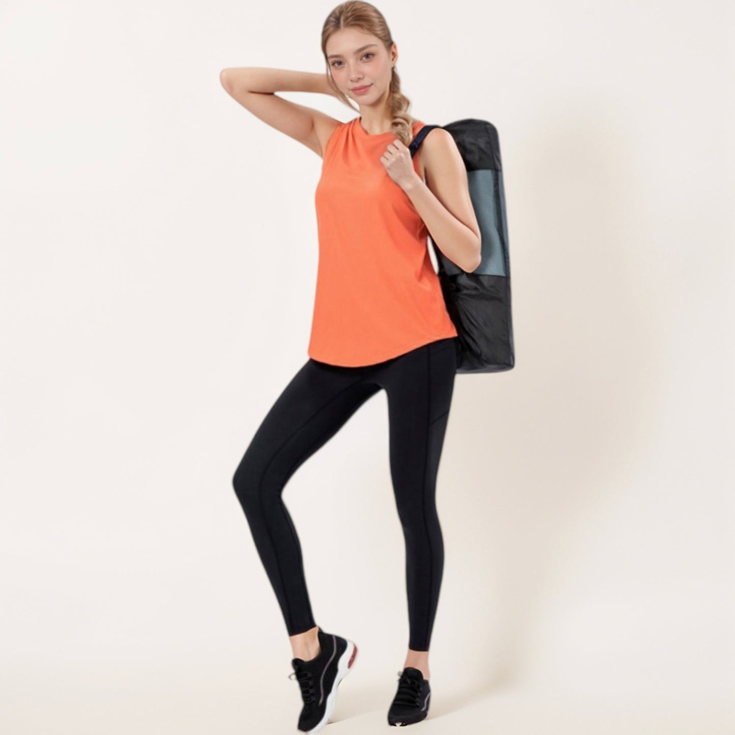 Anna-Kaci Active Women's Sleeveless Scoop Neck Workout Tank Top for Active and Casual Wear