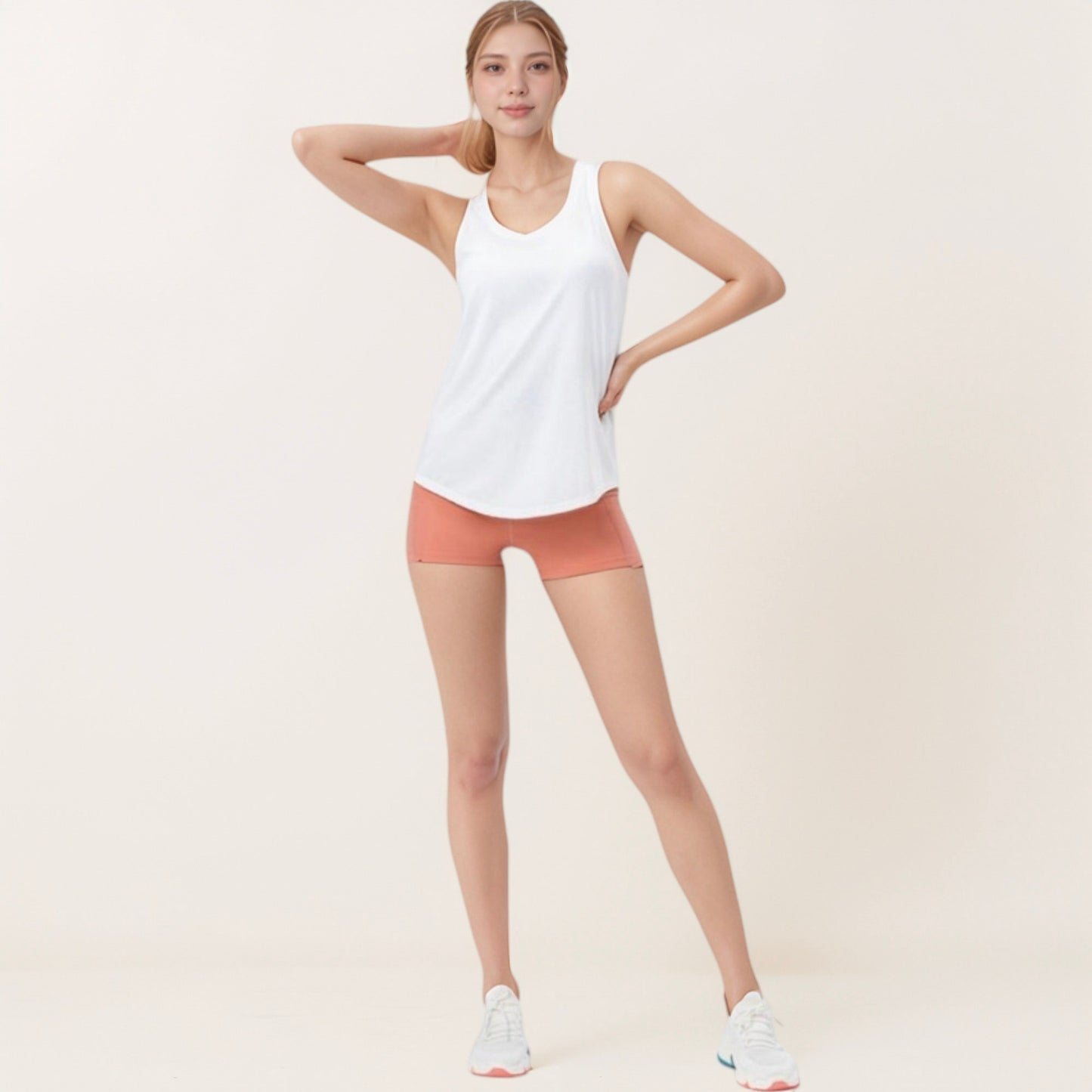 Anna-Kaci Active Women's Sleeveless Scoop Neck Workout Tank Top for Active and Casual Wear