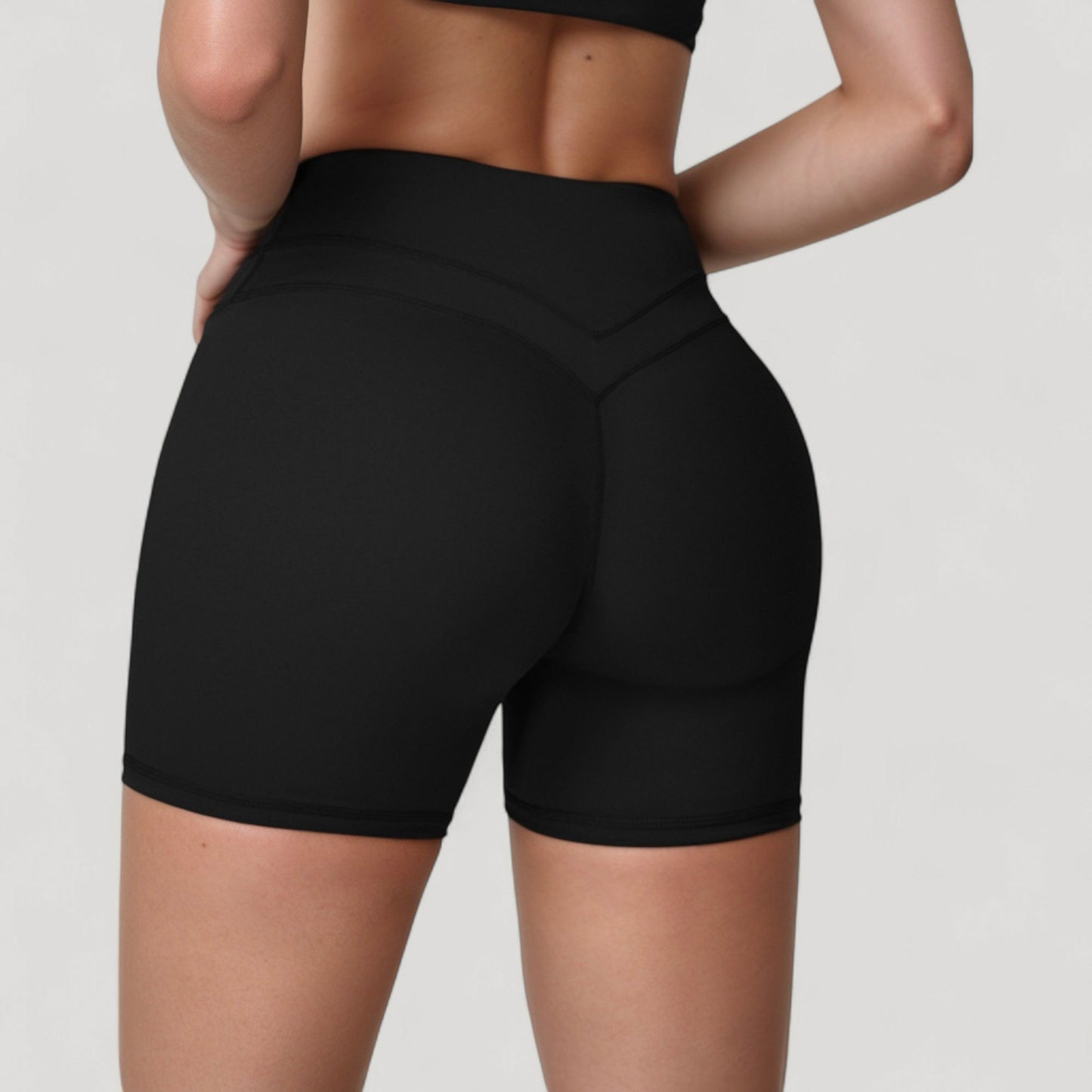 Anna-Kaci Active Women's High Waist Seamless Biker Shorts with Wide Waistband and Stretch Fit for Active Comfort - Small, Fuchsia
