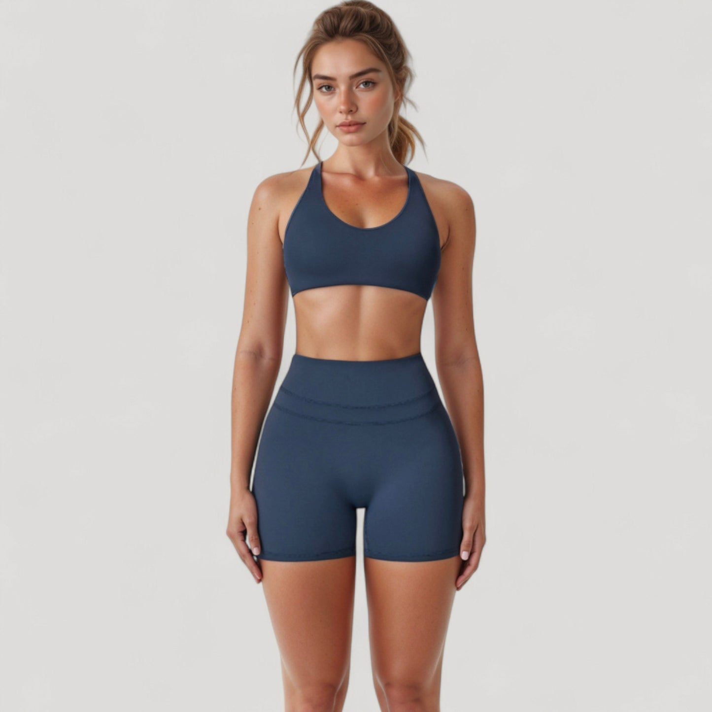 Anna-Kaci Active Women's High Waist Seamless Biker Shorts with Wide Waistband and Stretch Fit for Active Comfort - Small, Fuchsia