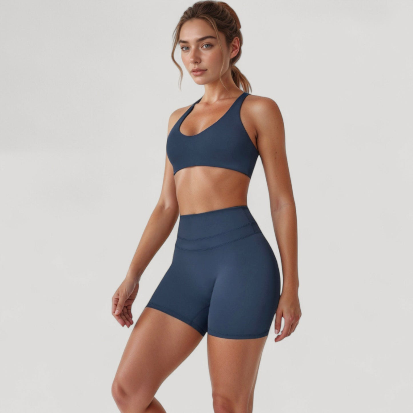 Anna-Kaci Active Women's High Waist Seamless Biker Shorts with Wide Waistband and Stretch Fit for Active Comfort - Small, Fuchsia