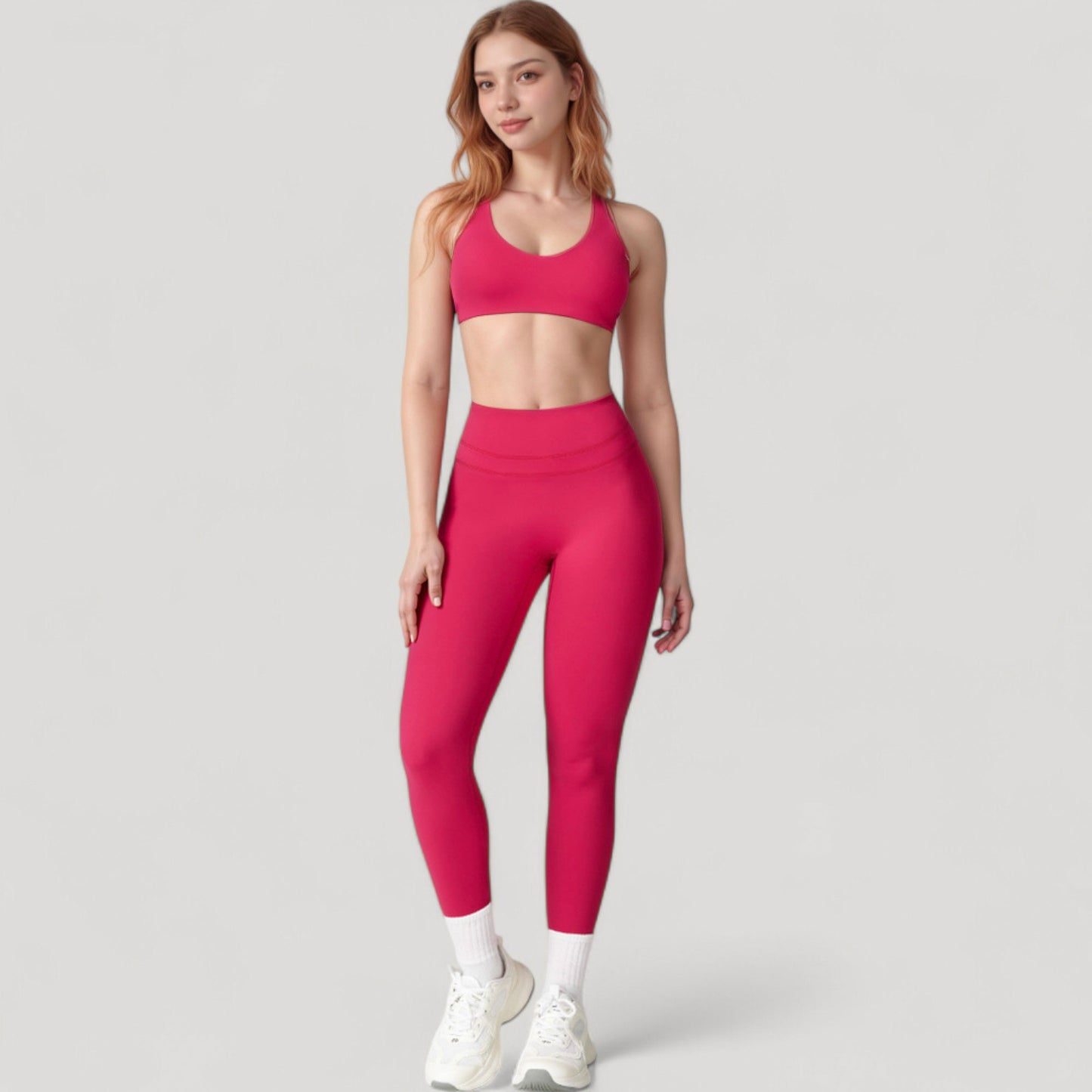 Anna-Kaci Women's High Waist Full Length Seamless Compression Leggings for Active and Casual Wear