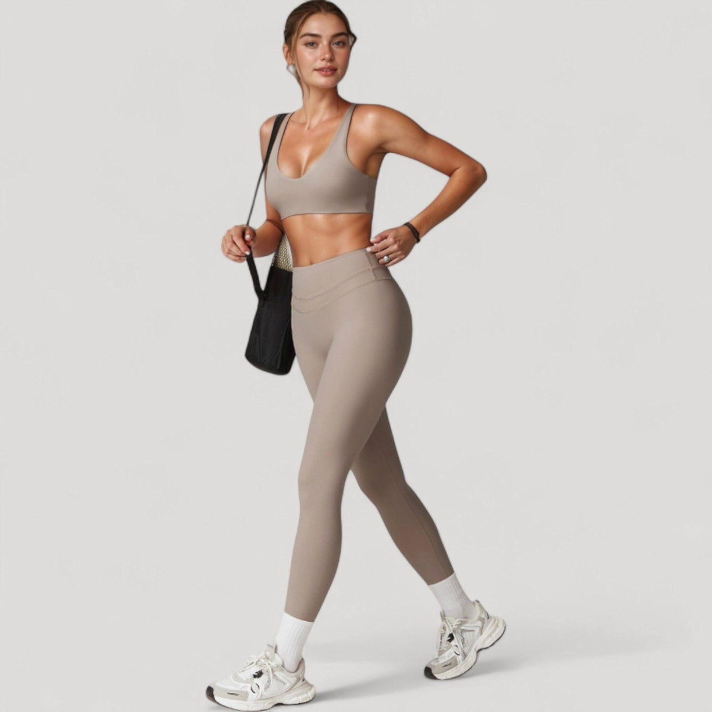 Anna-Kaci Women's High Waist Full Length Seamless Compression Leggings for Active and Casual Wear
