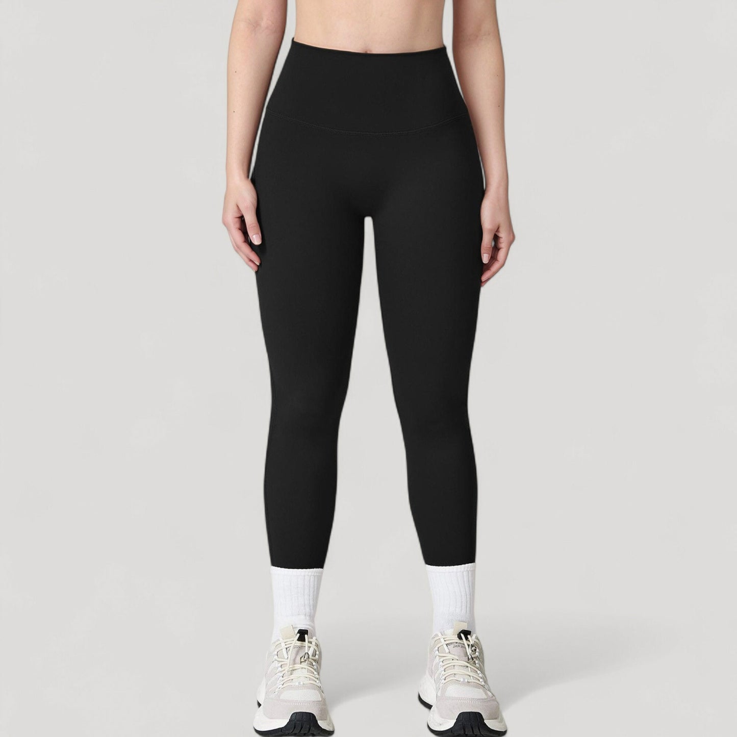Anna-Kaci Active Women's High Waist Full Length Leggings with Seamless Design and Stretch Fit for Everyday Movement