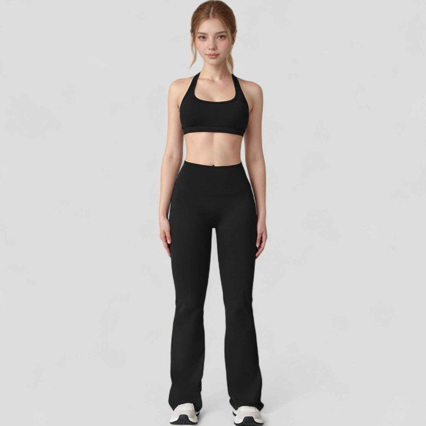 Anna-Kaci Active Women's High Waist Full Length Leggings with Seamless Design and Stretch Fit for Everyday Movement