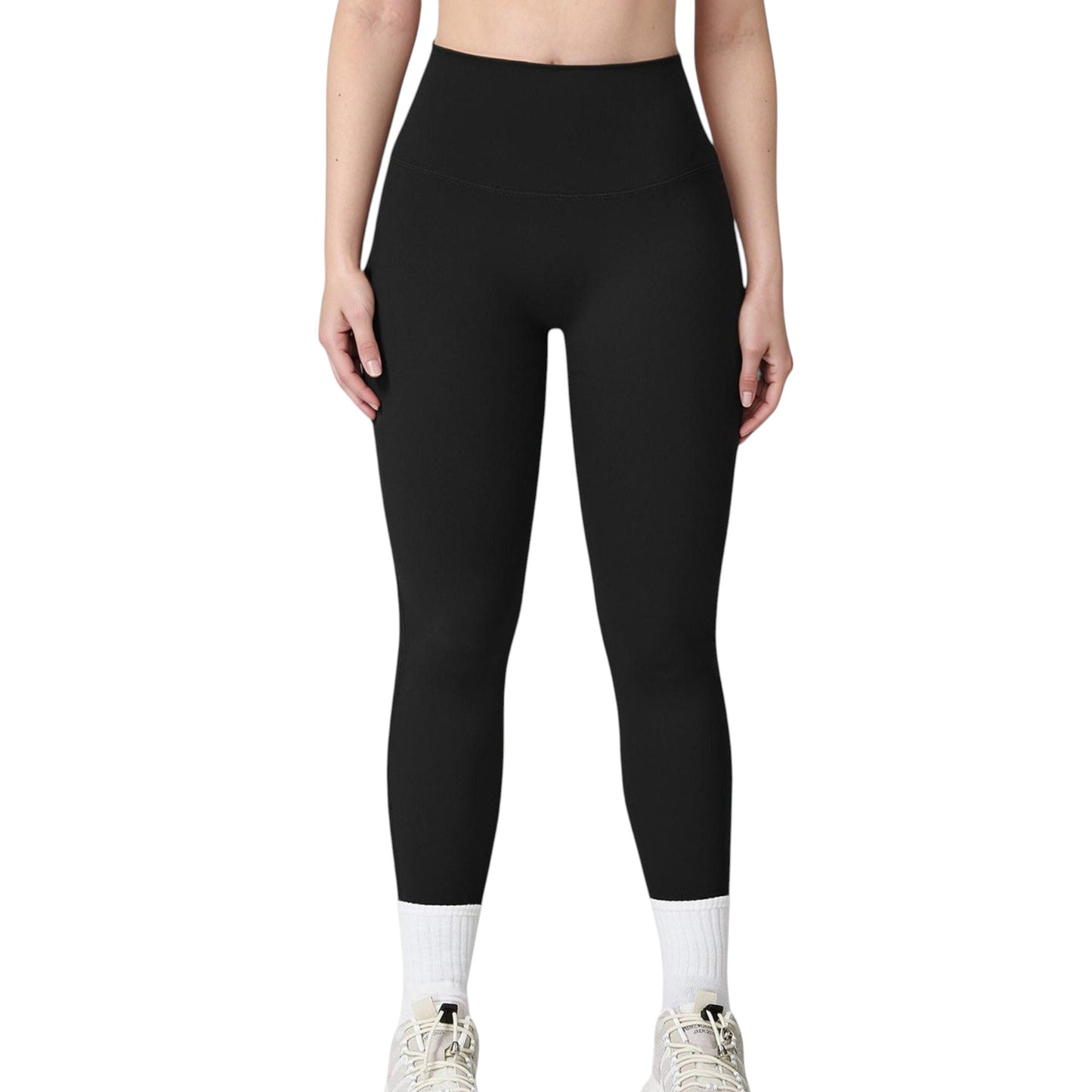 Anna-Kaci Active Women's High Waist Full Length Leggings with Seamless Design and Stretch Fit for Everyday Movement