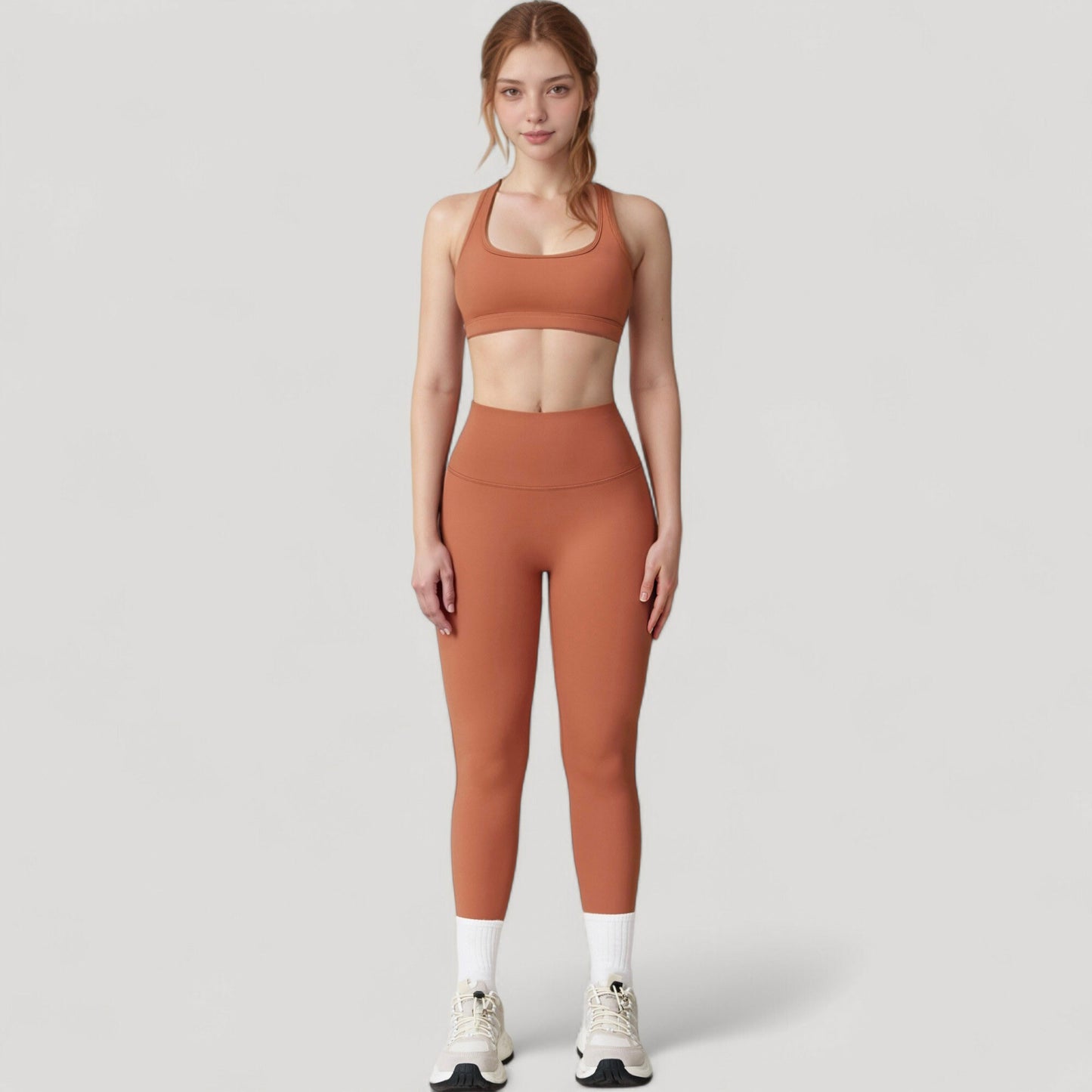 Anna-Kaci Active Women's High Waist Full Length Leggings with Seamless Design and Stretch Fit for Everyday Movement