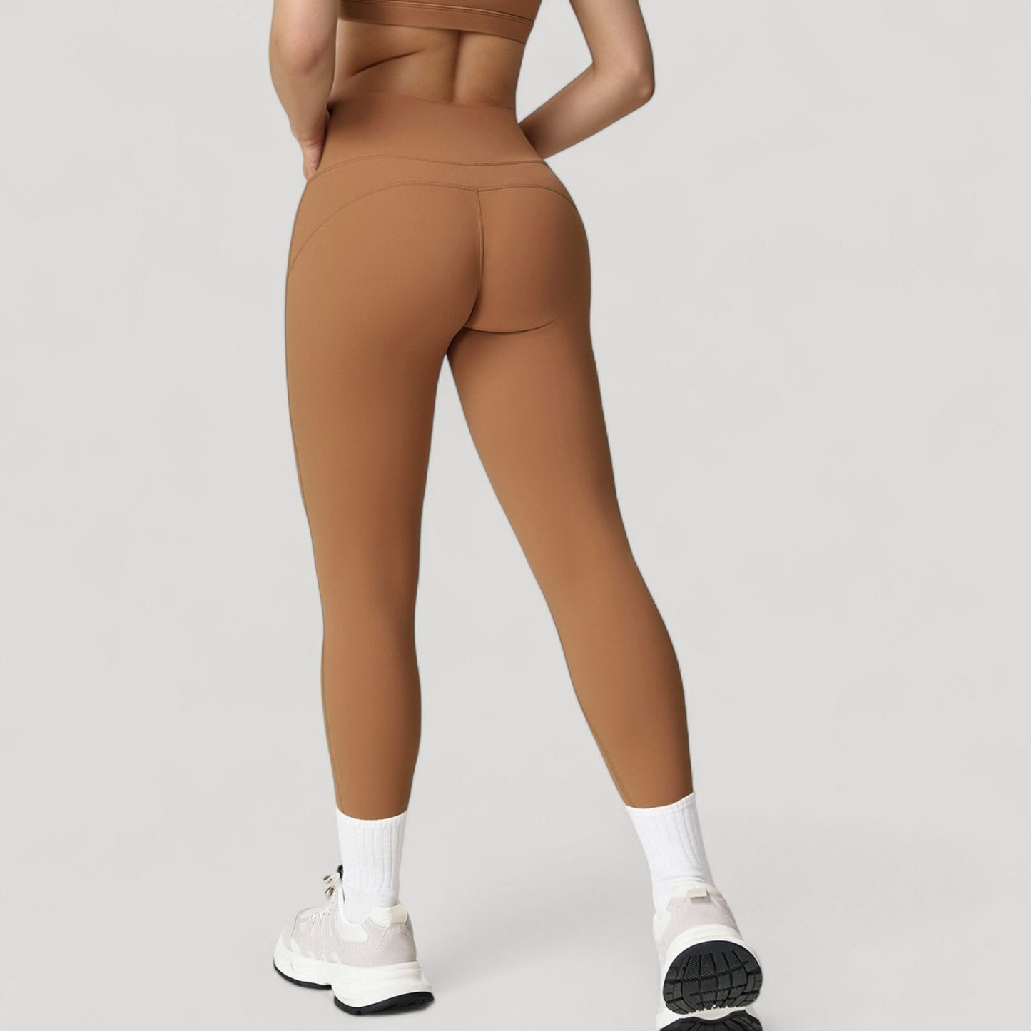 Anna-Kaci Active Women's High Waist Full Length Leggings with Seamless Design and Stretch Fit for Everyday Movement