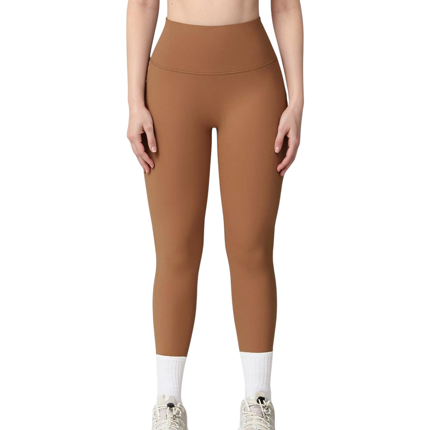 Anna-Kaci Active Women's High Waist Full Length Leggings with Seamless Design and Stretch Fit for Everyday Movement