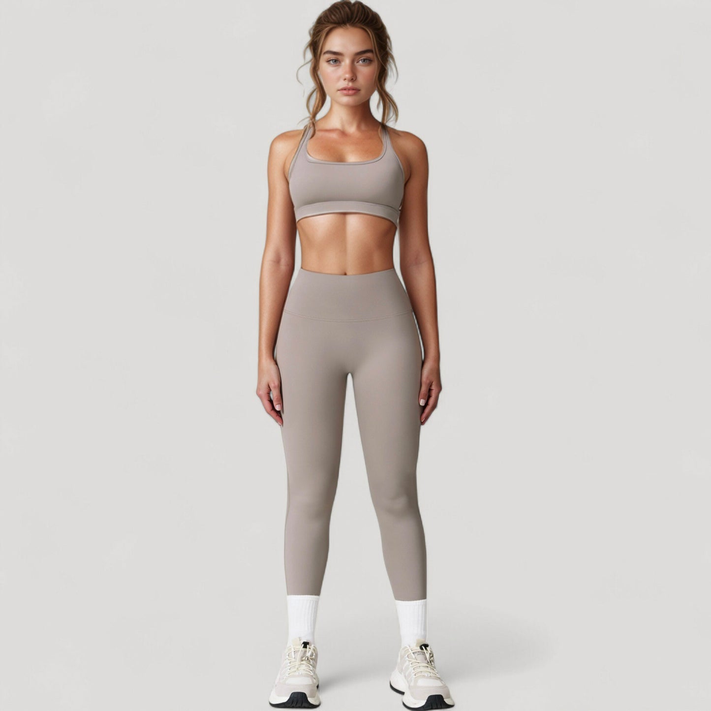Anna-Kaci Active Women's High Waist Full Length Leggings with Seamless Design and Stretch Fit for Everyday Movement