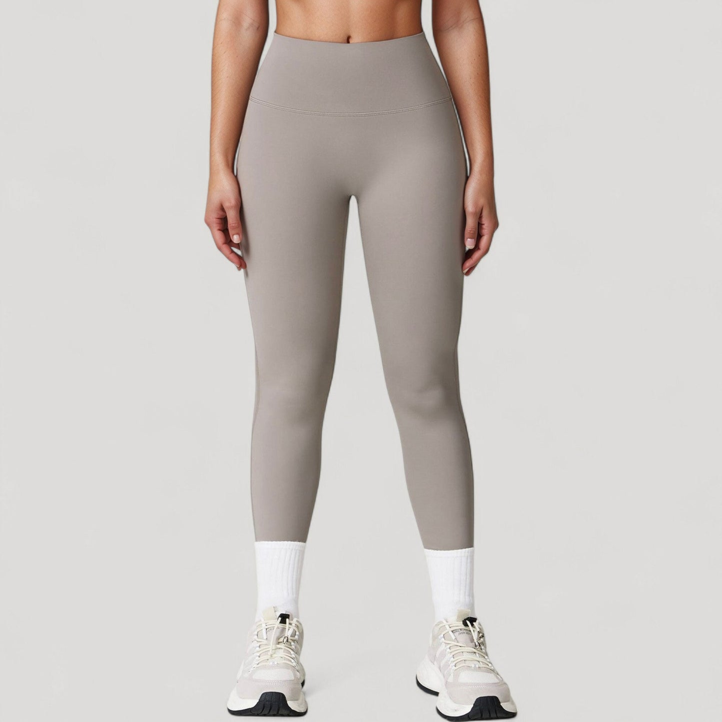 Anna-Kaci Active Women's High Waist Full Length Leggings with Seamless Design and Stretch Fit for Everyday Movement