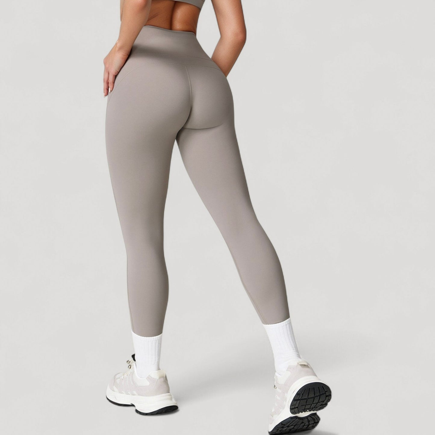 Anna-Kaci Active Women's High Waist Full Length Leggings with Seamless Design and Stretch Fit for Everyday Movement