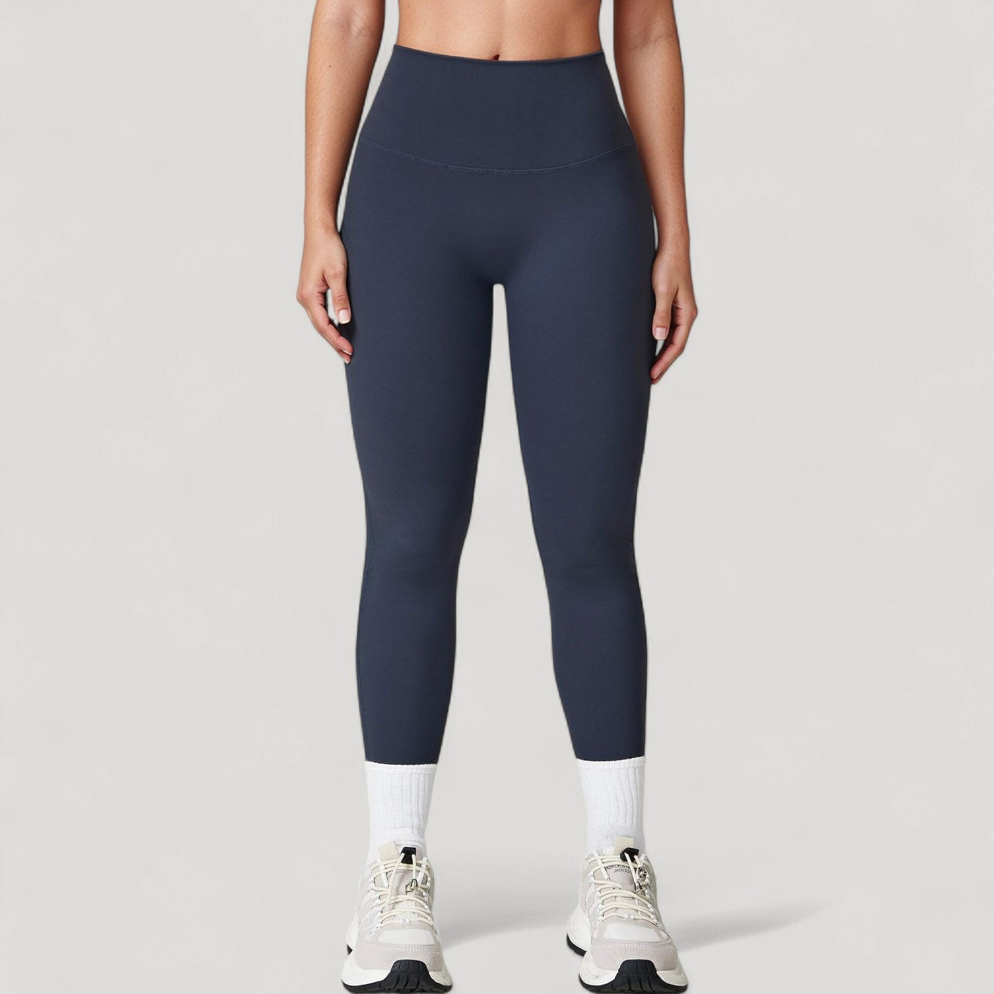 Anna-Kaci Active Women's High Waist Full Length Leggings with Seamless Design and Stretch Fit for Everyday Movement