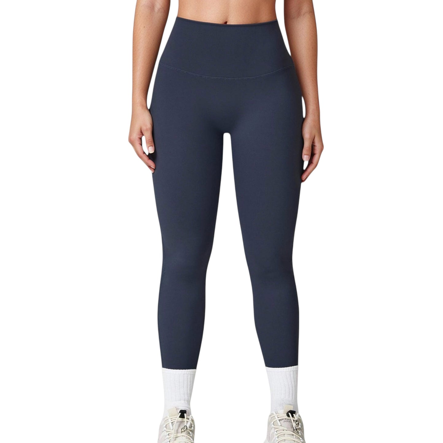 Anna-Kaci Active Women's High Waist Full Length Leggings with Seamless Design and Stretch Fit for Everyday Movement