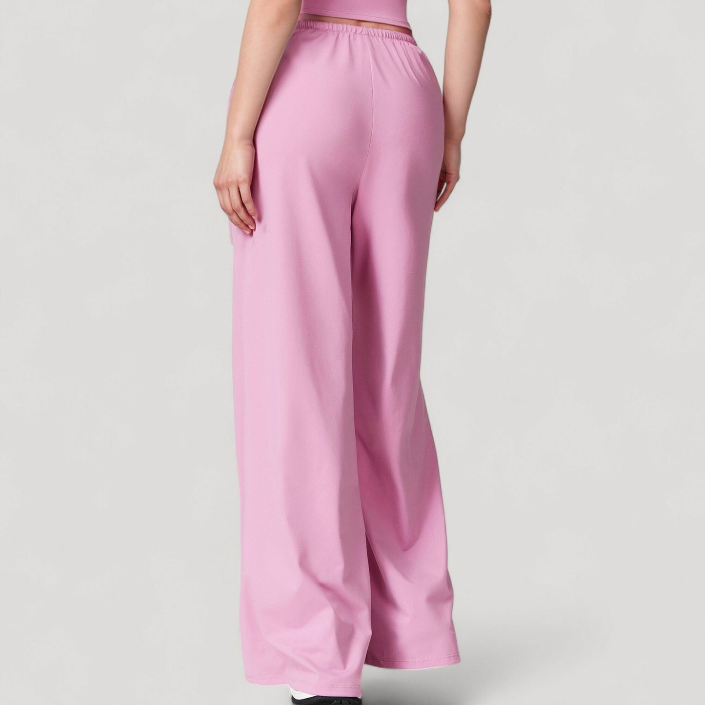 Anna-Kaci Active Women's Wide Leg Lounge Pants with Drawstring Waist and Relaxed Fit for All-Day Comfort