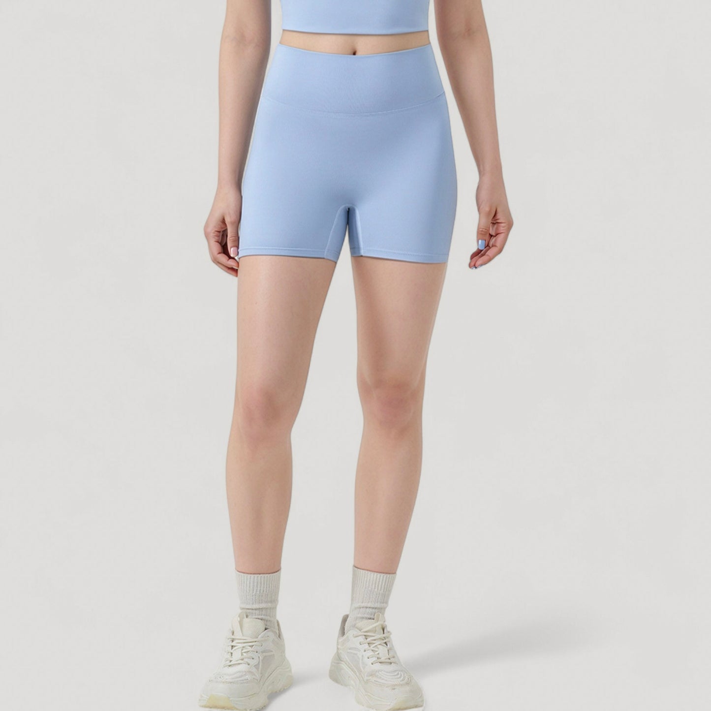 Anna-Kaci Active Women's High Waist Seamless Active Shorts with Smooth Finish and Body-Hugging Stretch Fit