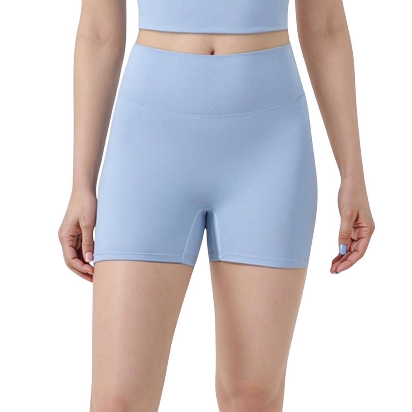 Anna-Kaci Active Women's High Waist Seamless Active Shorts with Smooth Finish and Body-Hugging Stretch Fit